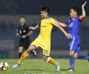 SLNA thắng trận thứ bảy liên tiếp ở V-League