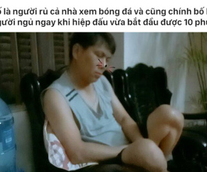 Giành TV cho bằng được xong ngủ, đòi tắt thì không cho, trên đời này chỉ có 'đồng chí' bố!