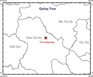 3 ngày liên tiếp xảy ra 2 trận động đất ở Quảng Nam