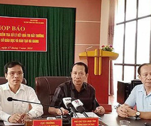 Sửa điểm thi THPT quốc gia ở Hà Giang: Đủ căn cứ khởi tố vụ án hình sự