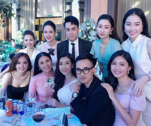 Dàn sao Việt dự lễ cưới Á hậu Tú Anh