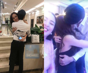 Noo Phước Thịnh lộ ảnh ôm hôn Mai Phương Thúy tại đám cưới Á hậu Tú Anh