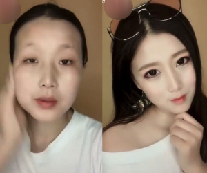 Con gái trước và sau khi trang điểm: Sức mạnh đổi trắng thay đen là có thật!