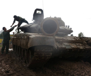 Chiếc xe tăng 'mới, lạ' của Đội tuyển Việt Nam tại Tank Biathlon 2018: Gấp rút huấn luyện