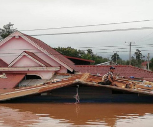 Vỡ đập thủy điện Lào, hàng trăm người mất tích