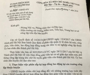Hàng trăm giáo viên ở Hà Nội có nguy cơ mất việc: Bốc vác, làm thuê để nuôi nghề giáo