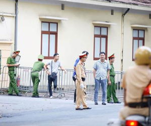 An ninh thắt chặt ngày đầu xét xử Vũ 'nhôm' và đồng phạm