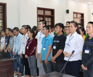 Xét xử 20 người gây rối trật tự công cộng ở Đồng Nai