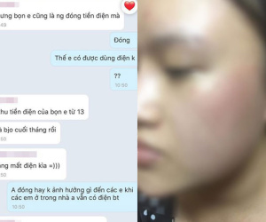 Một nữ sinh thuê trọ bị nam chủ nhà tát vào mặt sau thắc mắc: 'Tại sao thu tiền bọn em rồi mà cuối tháng còn chưa đóng tiền điện?'