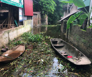 Sạt đê bối, người Hà Nam chèo thuyền chẳng khác gì Chương Mỹ