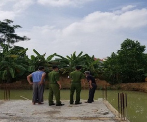 Vĩnh Phúc: Công trình thi công không có cảnh báo, 2 cháu bé bị đuối nước thương tâm