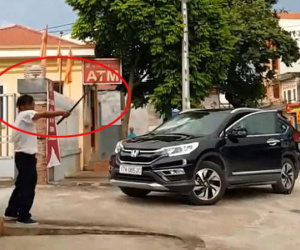 Nghi vấn bảo vệ ngân hàng đập phá ô tô ở Thái Bình: Thông tin mới nhất từ cơ quan công an