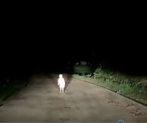 Clip: Tài xế hết hồn khi thấy một em bé đứng bơ vơ giữa đường trong đêm tối