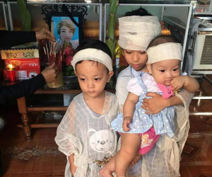 Vĩnh Phúc: Xót lòng cảnh mẹ 9x mất do bạo bệnh, bỏ lại 3 con thơ mồ côi
