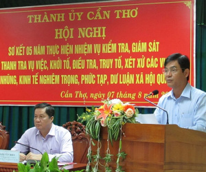 Cần Thơ: 49 đảng viên bị kỷ luật vì liên quan đến tham nhũng