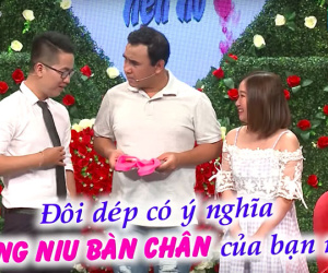 Chàng trai tặng dép tổ ong màu hồng vì muốn 'nâng niu đôi chân bạn gái' trong 'Bạn muốn hẹn hò'
