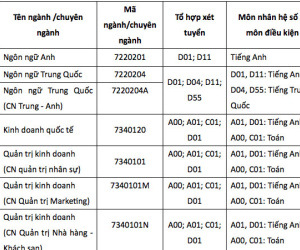 Điểm chuẩn Trường ĐH Tôn Đức Thắng từ 17 đến 22