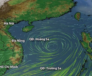 Dự báo thời tiết 8/8: Vùng áp thấp tiến gần quần đảo Hoàng Sa
