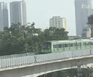 Tàu cao tốc trên cao tuyến Cát Linh - Hà Đông chính thức chạy thử, không gian bên trong khiến nhiều người thích thú