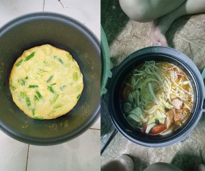 Đời sinh viên ở trọ, ai mà chẳng có một chiếc nồi cơm điện nấu đủ món từ cơm đến canh, thịt, lẩu