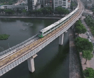 Video: Hành trình 15 phút đoàn tàu đường sắt trên cao lao vun vút từ ga Cát Linh tới Yên Nghĩa