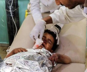 Xe buýt chở học sinh Yemen bị không kích, 43 người thiệt mạng