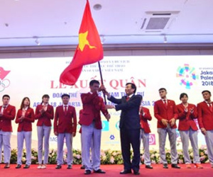 Lễ xuất quân Đoàn Thể thao Việt Nam dự ASIAD 18: Quyết tâm chinh phục đỉnh cao