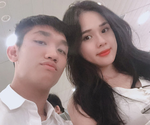 Cầu thủ Trọng Đại bất ngờ khoe ảnh tình tứ bên bạn gái mới