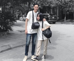 Bạo gan nhắn tin hỏi tuổi crush, hot boy cao 1m86 cưa đổ 'chị đẹp' 1m54