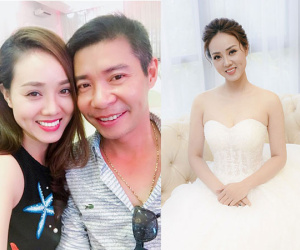 Bạn gái Công Lý bất ngờ lộ ảnh thử váy cưới, làm cô dâu xinh đẹp