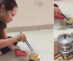 Nghe lời con mua bộ đồ nấu mì trên mạng, bà mẹ 'khóc cạn nước mắt' khi nhận hàng
