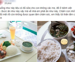 Sinh con ở bệnh viện quốc tế được ăn sang, về nhà sốc với cơm mẹ chồng nấu, bà đẻ bị chị em bóc mẽ: 'Sống ảo quen thói à?'