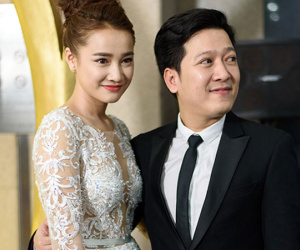 Nhã Phương, Trường Giang mặc ăn ý khi sóng đôi