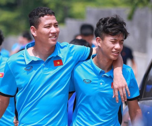 U23 Việt Nam: 'Chú- cháu song Đức', từ cái khoác vai đến cặp 'sát thủ'