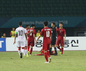 Video: Tình huống cầu thủ Olympic Bahrain nhận thẻ đỏ vì đá xấu