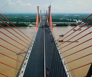 Cầu dây văng hiện đại nhất Hải Phòng trước ngày thông xe
