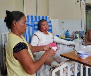 Chị uất nghẹn khi hai cháu bị người tình của em gái tẩm xăng đốt chết