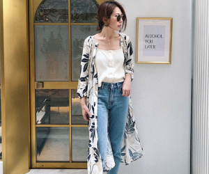 Chiếc áo khoác dáng dài lượt thượt này đích thực là món đồ cực đáng sắm cho tủ đồ mùa thu năm nay