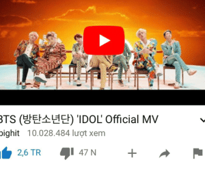 Tự phá kỷ lục của chính mình, BTS đưa 'Idol' trở thành MV đạt 10 triệu view nhanh nhất lịch sử Kpop
