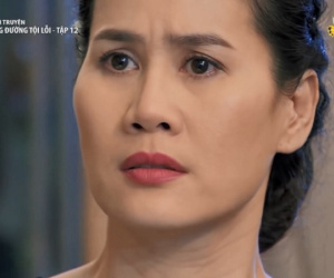 Phim Cung đường tội lỗi tập 12: Thân Thúy Hà 'đứng hình' khi con trai mập mờ chuyện đi quá giới hạn