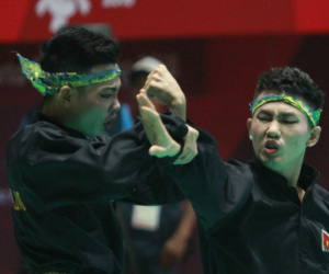 Video: Đôi võ sĩ 20 tuổi giành HC bạc cho pencak silat Việt Nam