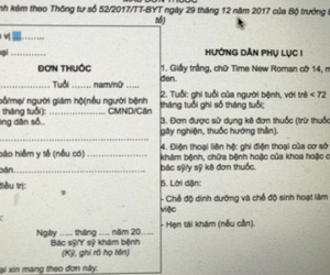 Bỏ quy định cha mẹ phải khai số chứng minh thư trên đơn thuốc của trẻ