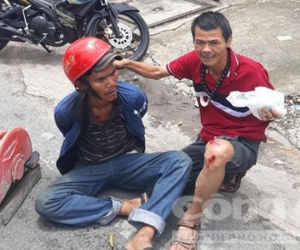 'Hiệp sĩ' Trần Văn Hoàng lại bị thương khi bắt trộm