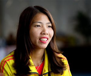 Video VĐV vô địch ASIAD: 'Tôi định nhảy 6,7 m cho đối thủ cóng luôn'