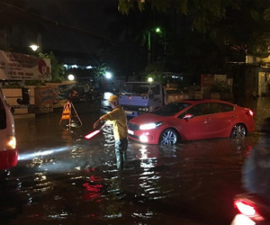 Hải Phòng: Mưa lớn kéo dài 3 tiếng gây ngập lụt nghiêm trọng