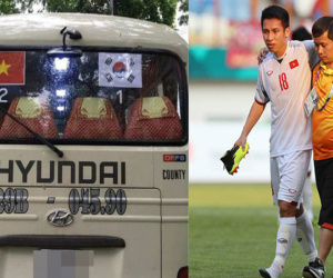 Trước trận U23 Việt Nam - U23 Hàn Quốc, xe khách tiên tri xuất hiện khiến CĐV xôn xao