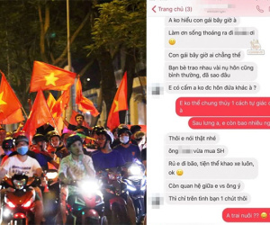 Bị người yêu phát hiện đi bão với 'anh trai nuôi', cô gái vẫn thản nhiên đáp: 'Bạn bè trao nhau vài nụ hôn là bình thường'