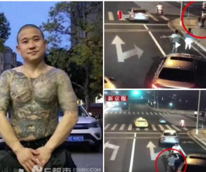 Hùng hổ chém người nhưng lỡ tay làm rơi dao, tài xế BMW bị người đi xe đạp điện giết chết bằng chính dao của mình