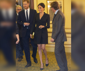 Mặc váy trên gối, Meghan Markle phá vỡ nguyên tắc Hoàng gia Anh