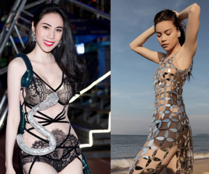 Những bộ váy mặc như không gây tranh cãi của Thuỷ Tiên, Hà Hồ và người đẹp Việt